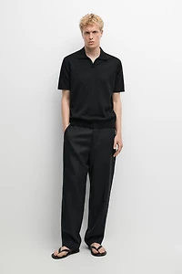 100% cotton short sleeve polo