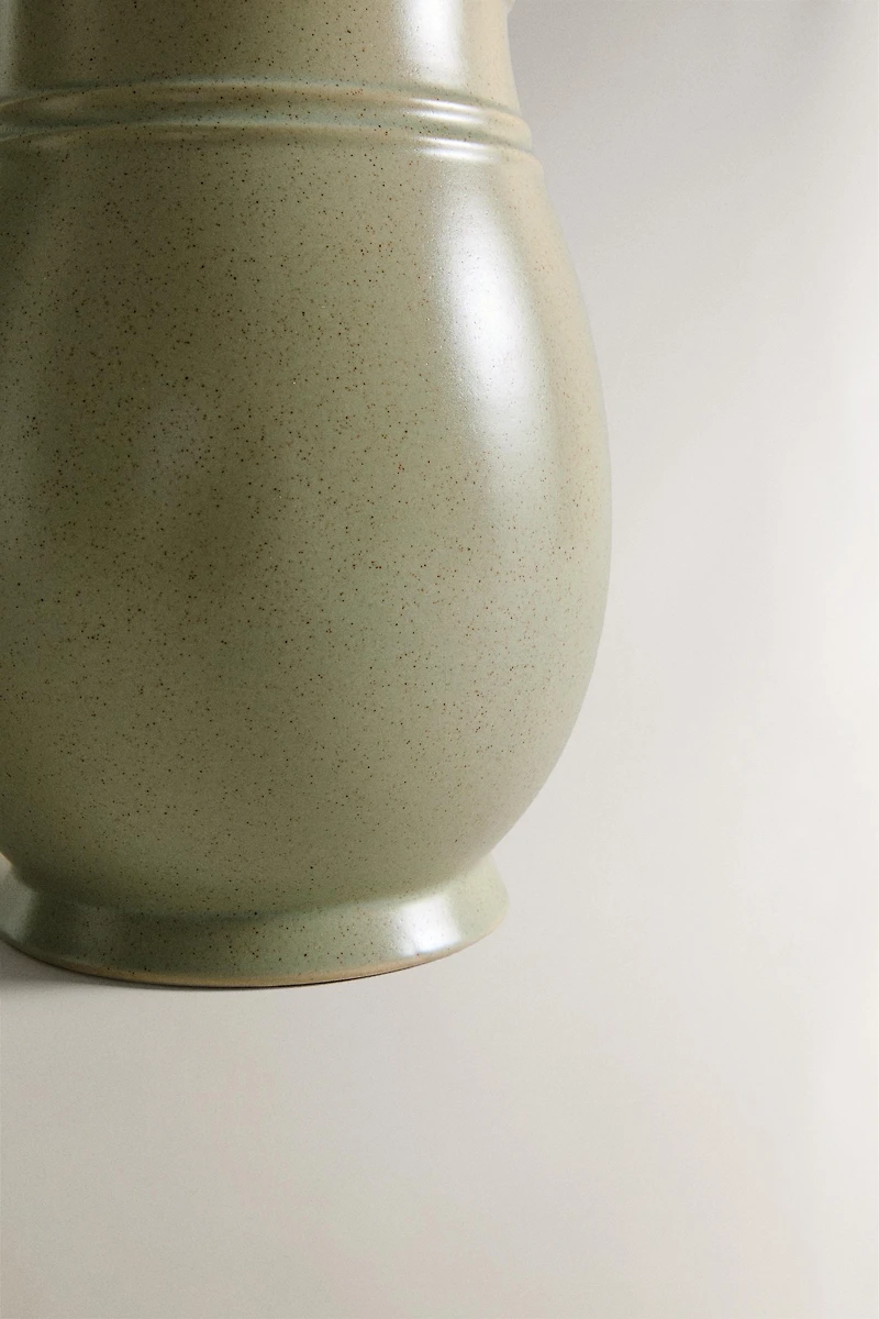 STONEWARE KITCHEN UTENSIL JAR