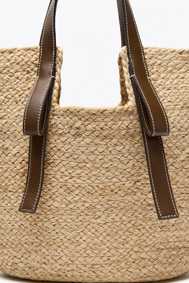 WOVEN SHOPPER BAG