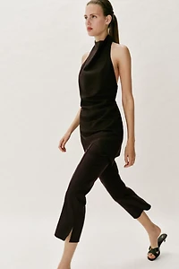 MINI FLARE LINEN PANTS