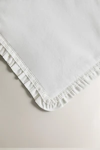 SET DE TABLE RECTANGULAIRE VOLANT