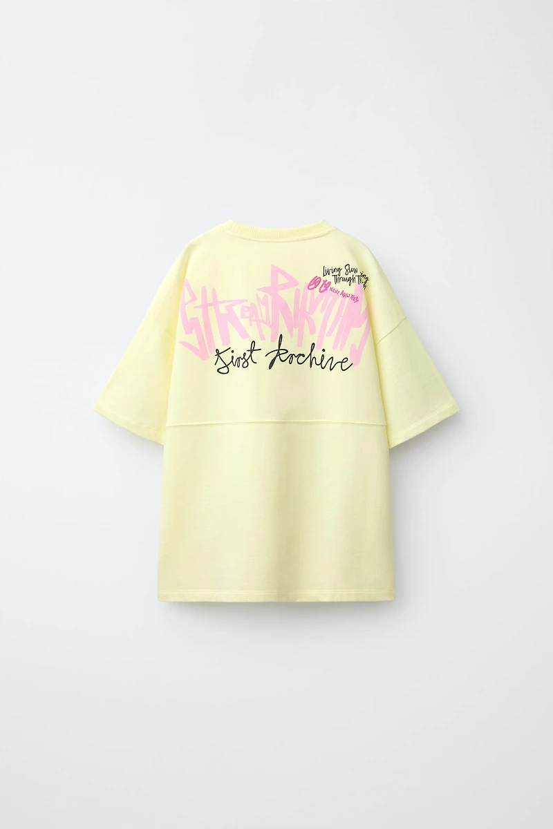 GRAFFITI PRINT T-SHIRT