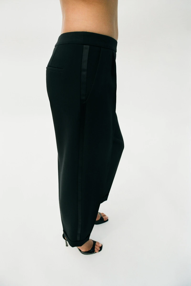 ANKLE TUXEDO PANTS