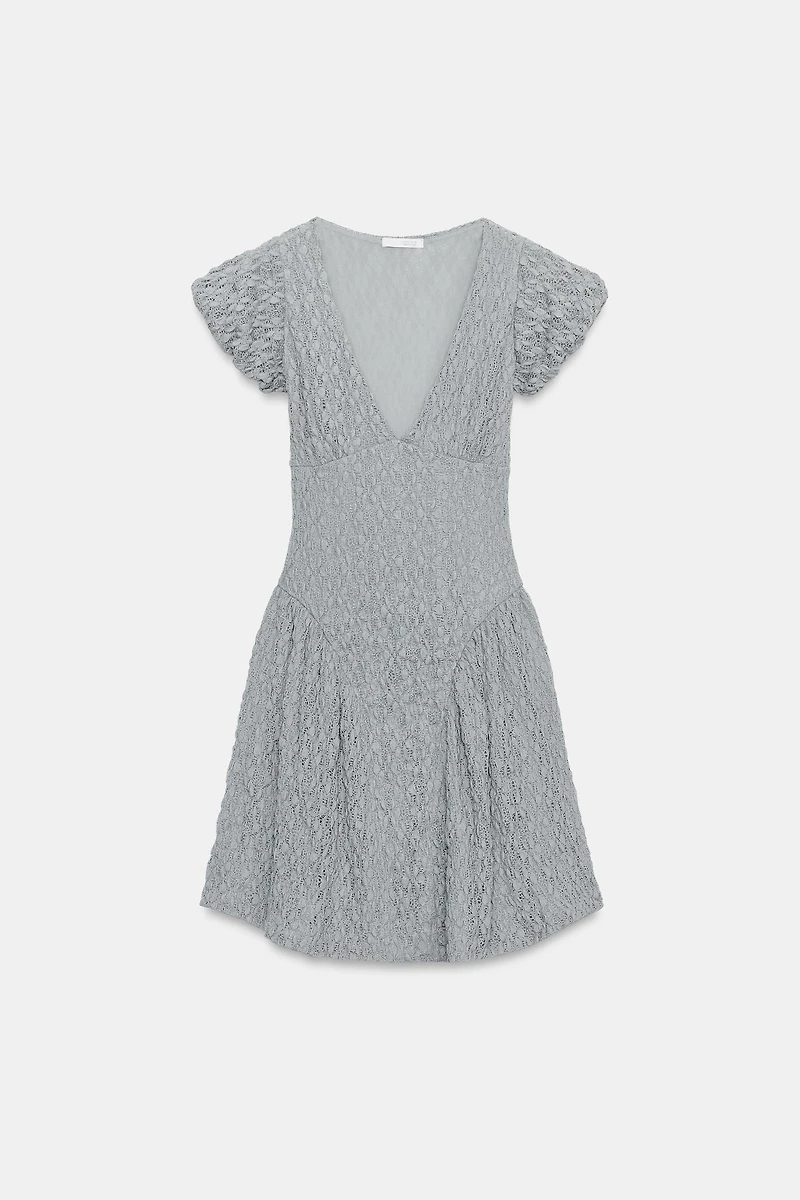 LACE VOLUME DRESS