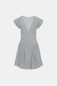 LACE VOLUME DRESS
