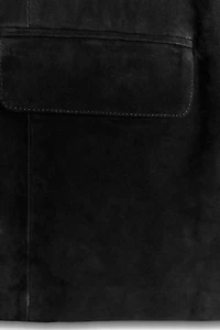 LIMITED EDITION ZW COLLECTION 100% SUEDE OVERSIZE BLAZER
