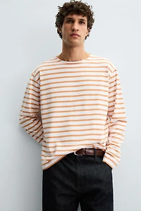 JACQUARD STRIPE T-SHIRT