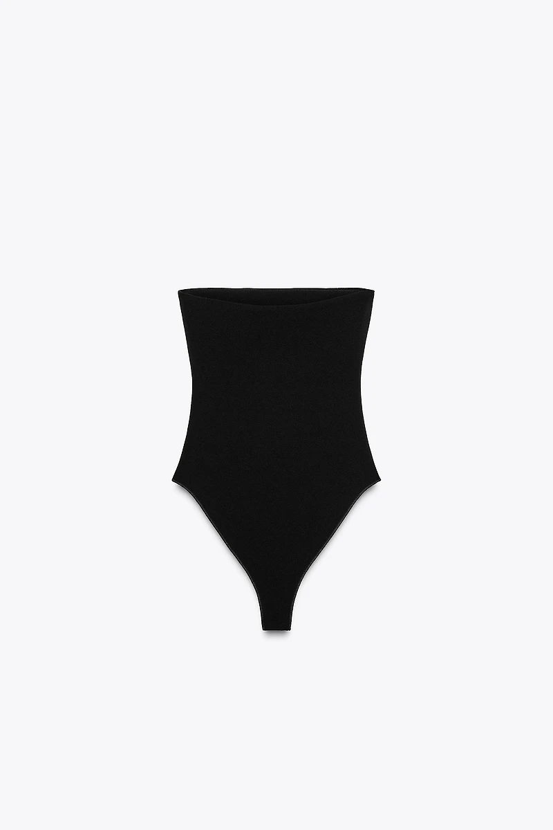 STRETCH BANDEAU BODYSUIT