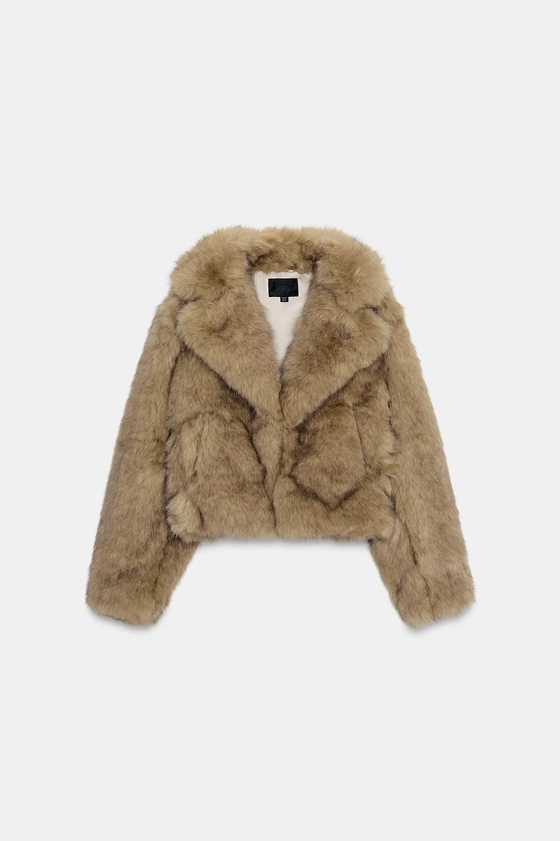 FAUX FUR SHORT COAT