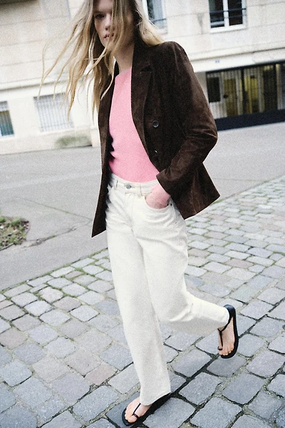 JEAN Z1975 DROIT TAILLE HAUTE LONG