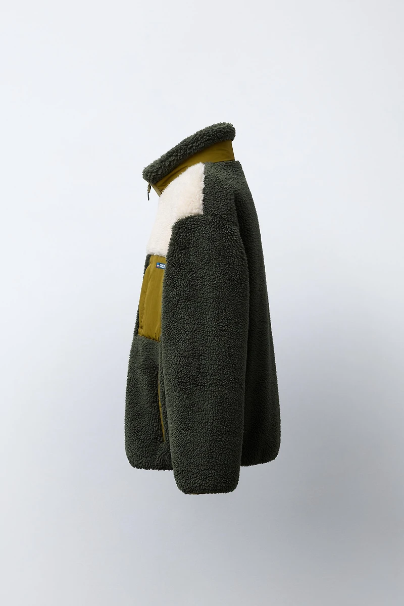 COLORBLOCK FLEECE JACKET