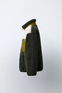 COLORBLOCK FLEECE JACKET