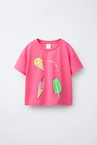 6 YEARS/ ICE CREAM T-SHIRT AND BERMUDA PAJAMAS