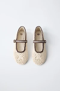 CROCHET BALLET FLATS