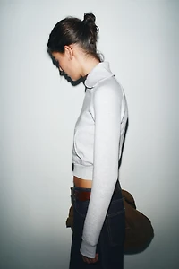 VESTE MOLLETON ZIPPÉE