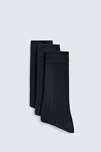 CHAUSSETTES CANNELÉ LOT DE 3