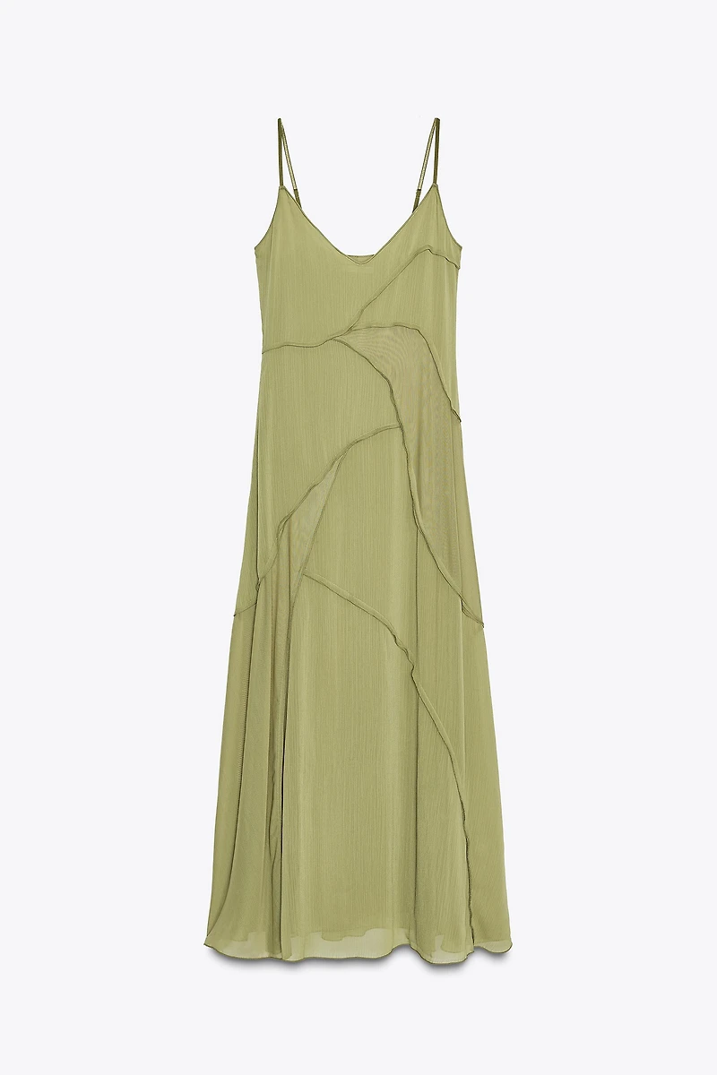 COMBINATION FLOWY DRESS