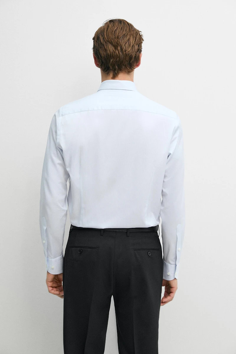 Slim fit 100% cotton shirt