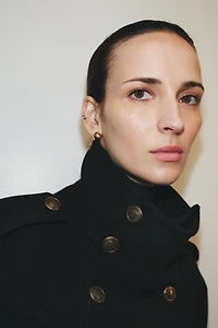 WOOL BLEND CAPE MANTECO ZW COLLECTION