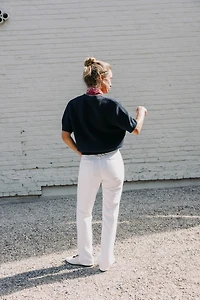 STAR BUTTON TEXTURED KNIT CARDIGAN