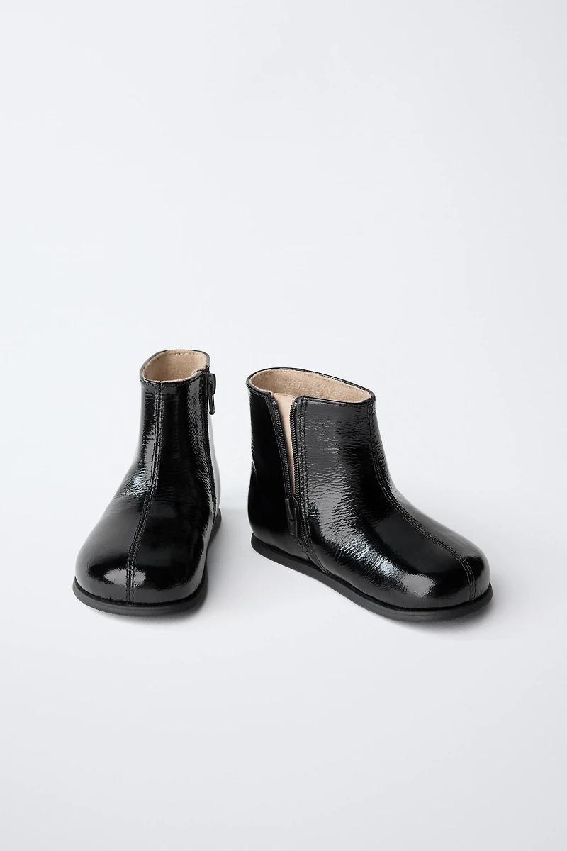 QUILTED LEATHER BOOTS