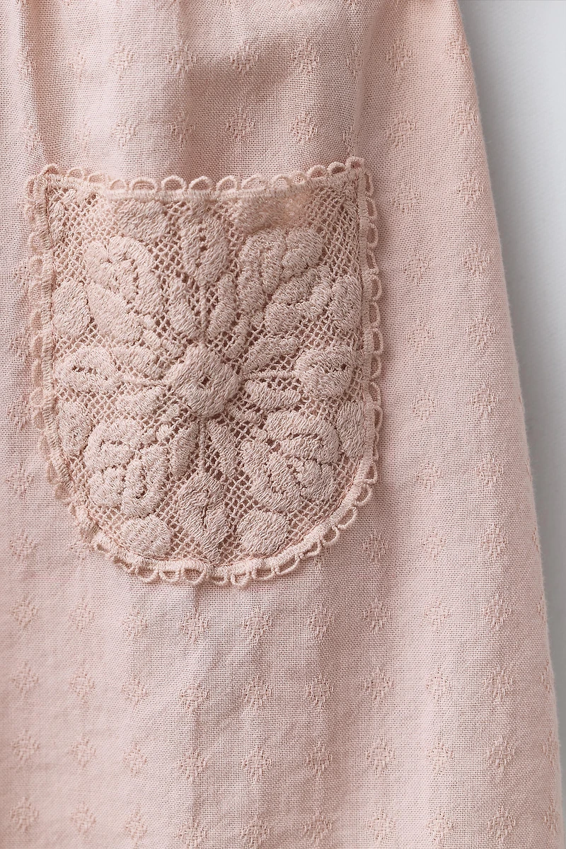 LACE DRESS AND BLOOMERS