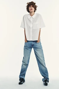 SEMI-SHEER COTTON SHIRT