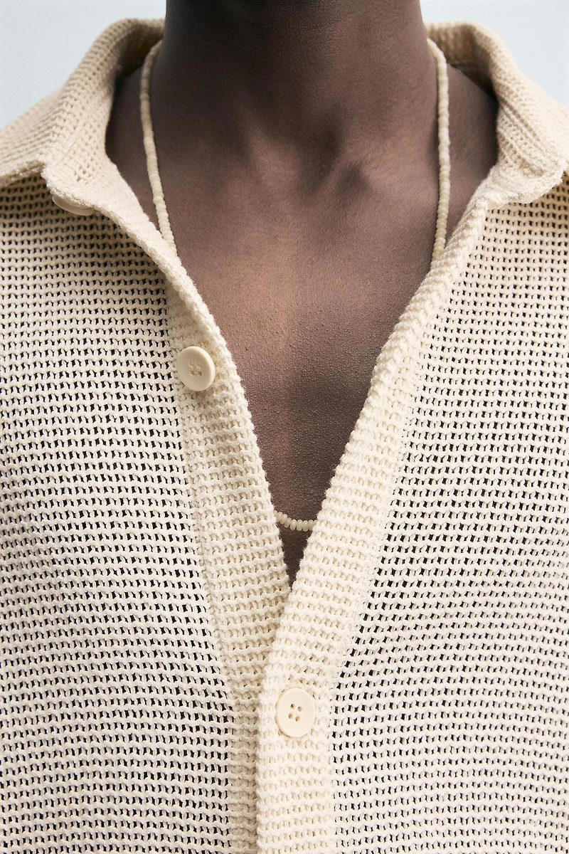 OPEN WEAVE SHIRT