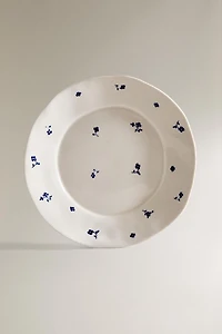 FLORAL PORCELAIN DINNER PLATE