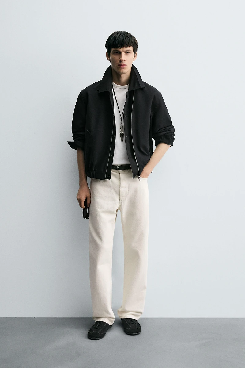 TEXTURED TWILL JACKET