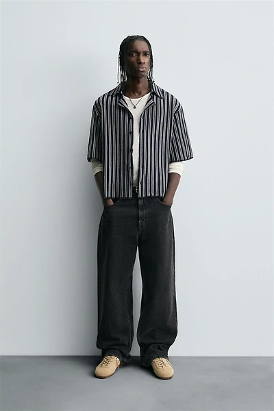 STRIPED JACQUARD SHIRT