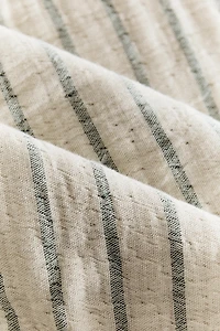 CHILDREN'S STRIPED MUSLIN BEDSPREAD