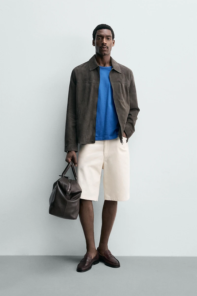 SUEDE LEATHER JACKET