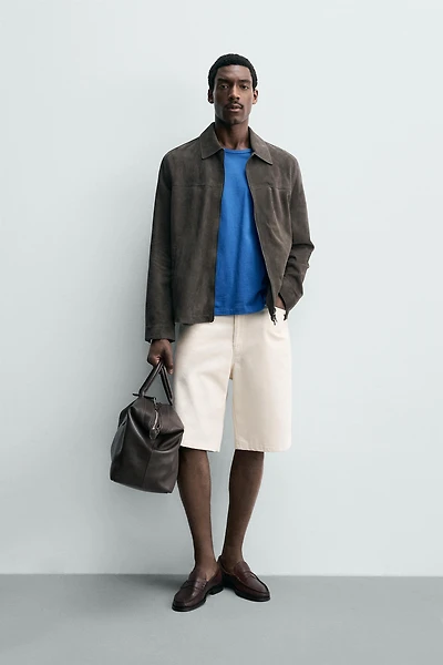 SUEDE LEATHER JACKET