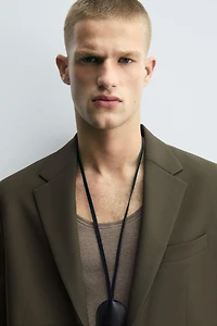SLIM FIT SUIT BLAZER