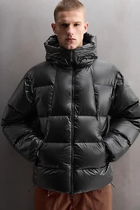 100% FEATHER PUFFER JACKET