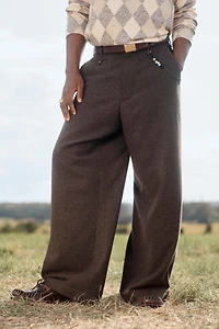 PANTALON COUPE AMPLE LAINE CHAÎNE ÉDITION LIMITÉE