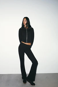 ZIPPERED PLUSH JACKET