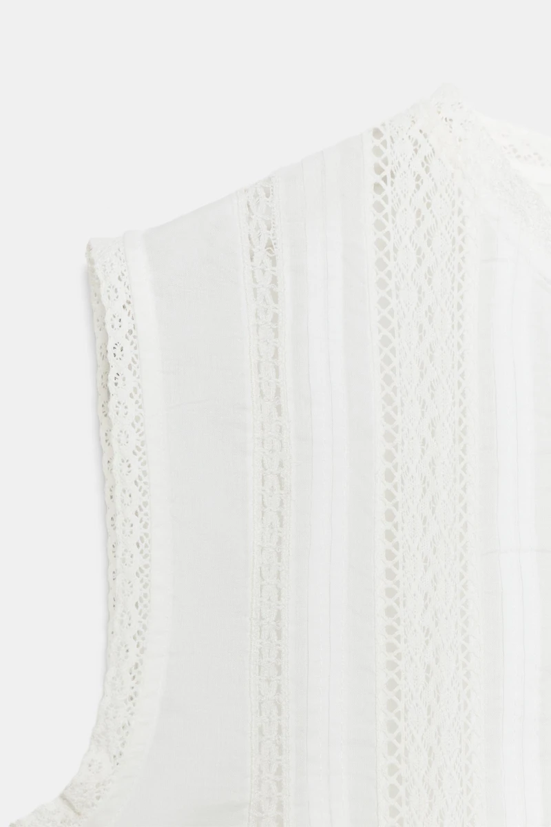 ZW COLLECTION EMBROIDERED ROMANTIC BLOUSE