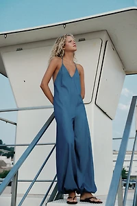 FLOWY LONG JUMPSUIT