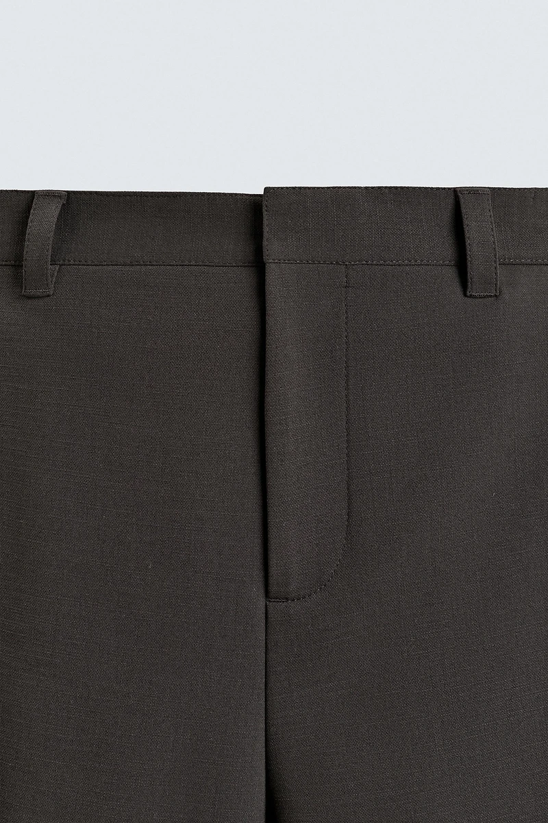 PANTALON PLIS COUPE DÉCONTRACTÉE