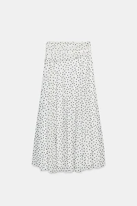 LONG POLKA DOT SKIRT
