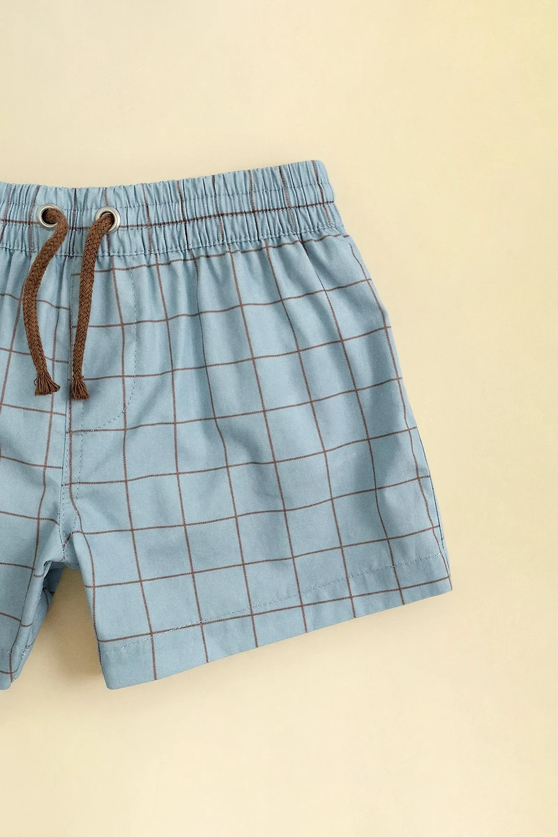 ZARA TIMELESS - SHORT DE BAIN À CARREAUX