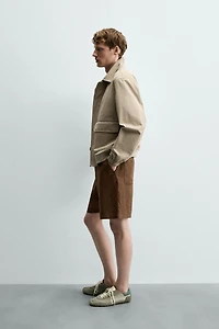 100% LINEN RELAXED FIT SHORTS