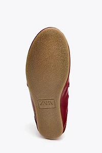 PATENT DOUBLE STRAP BALLET FLATS