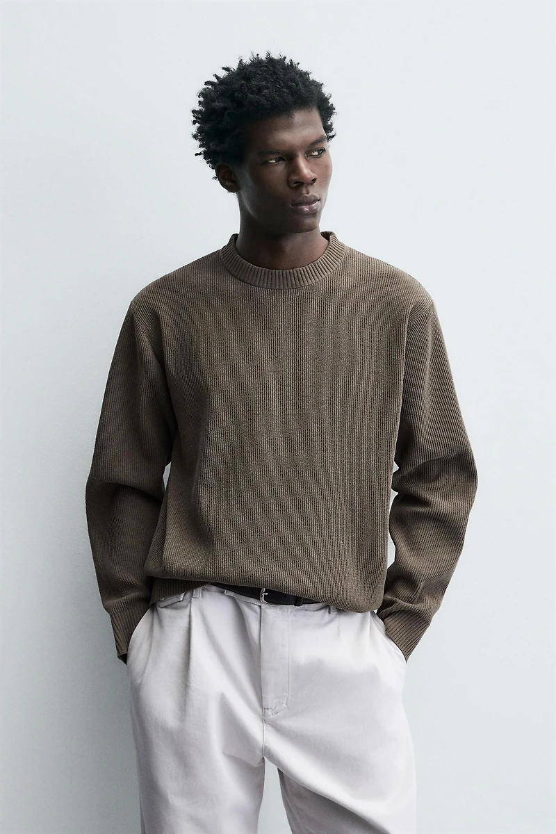 CHENILLE TEXTURED JUMPER