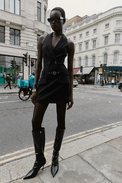 MINI BLAZER EFFECT DRESS