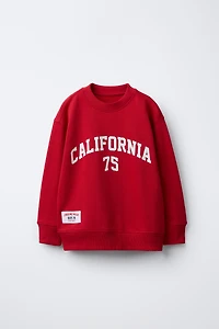 TEXT JOGGING SWEATSHIRT