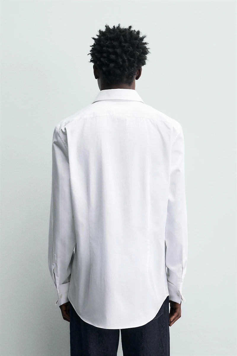 FRENCH CUFF TEXTURED SHIRT