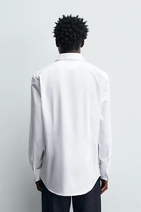 FRENCH CUFF TEXTURED SHIRT